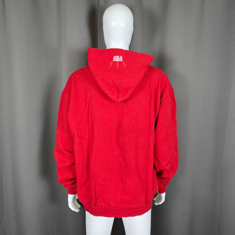 Sp5der Red Angel Number 555 Hoodie XL FW21 - Picture 10 of 14
